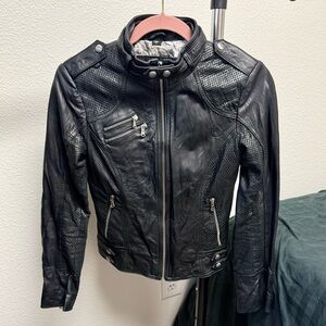 Guess genuine Leather Moto Jacket